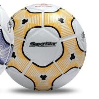 ราคา Double K Sport ลูกบอล ลูกฟุตบอล ลูกฟุตบอลหนังอัด FBT เบอร์ 5 SUPER STAR รุ่น FT2500 #31661 เหลือง-ดำ (12421953)