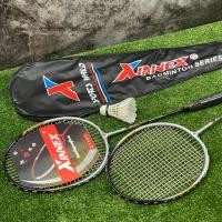 ราคา Double K Sport ไม้แบด ไม้แบดมินตัน Zinnex **แพ็คคู่พร้อมซองเต็มใบ** **แถมฟรี ลูกแบด 1 ลูก** เขียว (12422586)