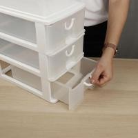 ราคา smith ลิ้นชักเล็ก 4 ชั้น #5808 ขนาด 18.5x26.5x35 ซม. สีขาว (12427724)