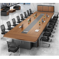 ราคา High-tech-bed Furniture โต๊ะประชุม โต๊ะประชุม 10 ที่นั่ง โต๊ะประชุมขาเหล็ก รุ่น CFT-02 200 cm + เก้าอี้ 6 (12405810)