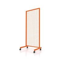 ราคา Kefva ชั้นแขวนสินค้า รุ่นมีล้อ ลวด 3 มม. ชั้นแขวนฮุก แผงโชว์ ตะแกรงแขวนของขาย สแตนโชว์ ราวห้อยสินค้า 90x120 cm สีส้ม (12385930)