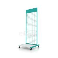 ราคา Kefva สแตนโชว์สินค้า มีล้อ รุ่นตะกร้า+แผ่นฐาน ขนาด 60x150 cm ตะแกรงแขวนของขาย ตาข่ายแขวน ชั้นแขวนโชว์สินค้า ชั้นแขวนฮุก สีเขียว (12386105)