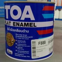 ราคา toa กลิปตั้น f888 (1/4 กล.) สีดำด้าน gliption ทีโอเอ สีน้ำมันเคลือบด้าน ของแท้ (12388195)