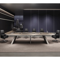 ราคา High-tech-bed Furniture โต๊ะประชุม โต๊ะประชุม 10 ที่นั่ง โต๊ะประชุมขาเหล็ก โต๊ะประชุม 18 ที่นั่ง รุ่น CFT-10 240cm+เก้าอี้8 (12406136)