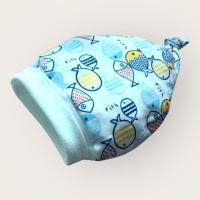 ราคา Palm&Pond หมวกเด็กแรกเกิด สำหรับทารก - 1 ขวบ 100% Cotton ปลาฟ้า (12418124)