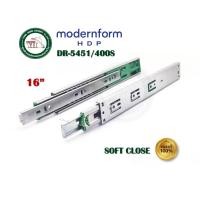 ราคา modernform HDP รางลิ้นชัก ระบบลูกปืน 2 ตอน 45 มม. ระบบปิดนุ่มนวน Soft Close มีขนาด 12" - 24" (1คู่) DR-5451 DR-5451/400S 16นิ้ว (12324382)