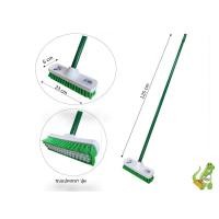 ราคา nclproduct.official แปรงขัดพื้นด้ามยาว หัวแปรงไฟเบอร์ เขียว (12346934)