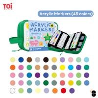 ราคา TOi เซตปากกาเมจิกสีอะคริลิก Acrylic Markers 48 สี (12360256)