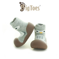 ราคา Bigtoes รองเท้าหัดเดิน [รวมลายเด็กผู้หญิง] Size 11.5 / 12.5 / 13.5 cm Made in Korea รองเท้าเด็ก รองเท้าเด็กวัยหัดเดิน 13.5ซม Owl Brown (12366061)