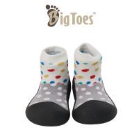 ราคา Bigtoes รองเท้าหัดเดิน [รวมลายเด็กผู้หญิง] Size 11.5 / 12.5 / 13.5 cm Made in Korea รองเท้าเด็ก รองเท้าเด็กวัยหัดเดิน 12.5ซม European Dot (12366067)