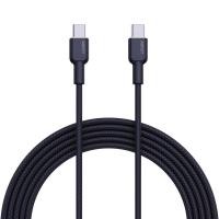 ราคา AUKEY CB-NCC | สายชาร์จเร็ว Circlet CC 60W Nylon Braided USB-C to USB-C Cable [สำหรับ iPhone 15] CB-NCC2 l 1.8m. (12359958)