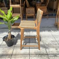 ราคา Minimal Design Phuket เก้าอี้บาร์ถักด้วยเชือกหญ้าทะเล Natural Finish ทำสี (12373992)