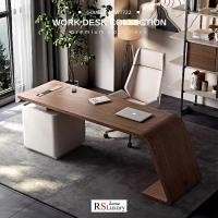 ราคา RSLuxury โต๊ะทำงานผู้บริหาร ท็อปไม้เนื้อแข็งปิดผิววีเนียร์ 200CM (12415398)
