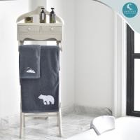 ราคา LOFTYSOFT ผ้าเช็ดตัว ผ้าขนหนูเช็ดตัว ผ้าเช็ดตัวโรงแรม Organic Cotton100% นำเข้าจาก USA ผ้าเช็ดตัว(75x160cm) North Pole - Grey (12395853)