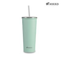 ราคา NIKKO แก้วน้ำสเตนเลส พร้อมหลอด 0.63 ลิตร (NK-TW- BK063) เขียว (12398653)