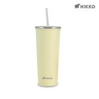 ราคา NIKKO แก้วน้ำสเตนเลส พร้อมหลอด 0.63 ลิตร (NK-TW- BK063) เหลือง (12398654)