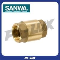 ราคา SANWA เช็ควาล์วสปริง สีทองเหลือง รุ่น SCV15 / SCV20 / SCV25 SCV25 ขนาด 1 นิ้ว (12398935)