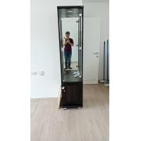 ราคา BROWN ตู้โชว์กระจก มีไฟดาวไลท์(ส่องสว่างภายใน) บานเปิดสามารถล็อคได้ กทมปริมณฑลเท่านั้น สีโอ๊ค (12401708)