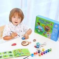 ราคา joan miro ชุดของเล่นศิลปะระบายสีลงบนหิน rock painting ของเล่นเสริมพัฒนาการเด็ก 2-3 ขวบขึ้นไป (12364105)