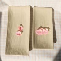 ราคา Araya Clay & Craft ถาดเซรามิคยาวลายกาบหมาก M (12366080)