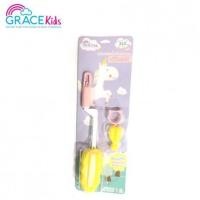 ราคา GRACEKIDS โคลเวอร์ แปรงล้างขวดนมฟองน้ำ พร้อมที่ล้างจุกนม ไม่ทำให้เกิดรอยขีดข่วน มีที่สำหรับแขวนเก็บ 1เซท ประกอบด้วย2ชิ้น สีชมพู (12389292)