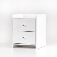 ราคา NARN-NARN โต๊ะหัวเตียง รุ่น B38 B38-L (40x30x50cm) สีขาว-WHITE (12431538)