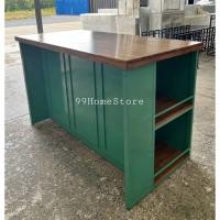 ราคา 99HomeStore โต๊ะเตรียมอาหาร เคาน์เตอร์ไอส์แลนด์ ก80*ย160*ส100 Normal (12431924)