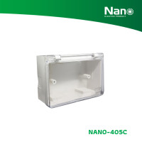 ราคา NANO กล่องครอบสวิตช์ปลั๊กไฟ NANO 3x5.5x2.5" (50 ชิ้น/กล่อง) NANO-405 ขาวฝาใส NANO-405C (12443352)