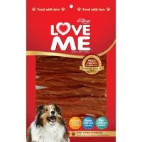 ราคา Suki SuperPet LOVEME ขนมสุนัข ทำจาก"สันในไก่" ยี่ห้อ LoveME(แบบซอง) ขนาด 270-300g. สันในเส้น270g. (12445438)