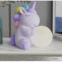 ราคา Home Ideas โคมไฟตั้งโต๊ะ รุ่นยูนิคอร์นกับโคมไฟดวงจันทร์ 3 (12438855)