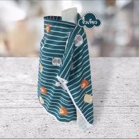 ราคา Palm&Pond เสื้อคลุมให้นมบุตร ผ้าคลุมให้นม ผ้าไหมอิตาลี มีโครงในตัว ถอดโครงออกได้ คลุมได้ 360 อ ริ้วเขียว (12416281)
