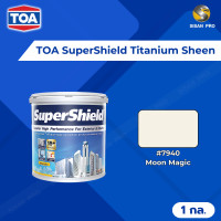 ราคา TOA SuperShield Titanium Sheen ทีโอเอ ซุปเปอร์ชิลด์ สีน้ำทาภายนอกและภายใน ชนิดเนียน ขนาด 1 กล. #7940 Moon Magic (12462937)
