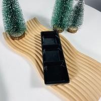 ราคา Dish.is.ceramics ถ้วย3ช่อง ถ้วยใส่น้ำจิ้ม เซรามิค เข้าเวฟได้ สีดำ สีขาว ถ้วยน้ำจิ้มดำ (12375591)