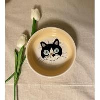 ราคา Dish.is.ceramics ถ้วยชามแมวเหมียวจากแบรนด์โปรตุเกส ถ้วยเซรามิกส์ ชามเซรามิกส์ ชามแมว6.25*2นิ้ว (12375628)