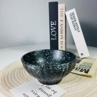 ราคา Dish.is.ceramics ชามทรงบอลลูน จานคาเฟ่ มินิมอล ลายหินอ่อน น่ารัก ชามหินอ่อนดำ6*2.75" (12375756)