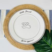 ราคา Dish.is.ceramics (มีกล่องให้) Guten appetit collection จานใส่เค้ก ลายการ์ตูน ใส่ของว่าง จานแบ่ง มีให้เลือก 2ขนาด จานหมา8นิ้ว (12375958)