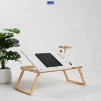 ราคา FASTTECT โต๊ะญี่ปุ่น ปรับระดับได้ พร้อมชุดแม่เหล็กยึดท็อปโต๊ะ ไม่หนีบมือ และ ชุดล็อคขากันล้ม ขาว (12404424)