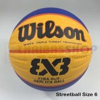 ราคา Thaibasshopลูกบาสเกตบอล Wilson Fiba 3x3 รหัส WTB1033XB บาสเกตบอลยาง Size 6 Normal (12406912)