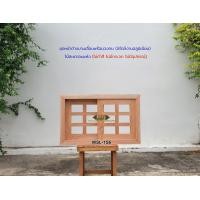 ราคา ศิริรัฐ ชุดหน้าต่างบานเลื่อนไม้แบบกระจก 6 ช่อง ยกชุดติดตั้งได้เลย WSL-1S6 ไม่ทำสี ไม่มีกระจก ไม่มีมือจับและกลอนล็อคบานให้ ขนาดช่องปูน 80x50 ซม (12412787)