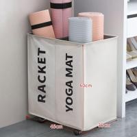 ราคา The Simple Home ตะกร้าผ้า พับได้ มีขาตั้งเหล็ก มีล้อ ใส่เสื้อผ้า ของอเนกประสงค์ Lใหญ่ ครีม2ช่อง (12419048)