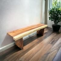 ราคา Blue Sea Wood ชั้นไม้วางของ ชิดผนัง ไม้จามจุรีแผ่นเดียว ขาไม้แผ่น สูง 50 cm ประกอบสำเร็จพร้อมใช้งาน จัดส่งฟรี! 35x100x50 cm (12331183)