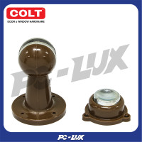 ราคา colt กันชนติดผนังแม่เหล็กพลาสติก รุ่น 411 สีน้ำตาล (12360804)
