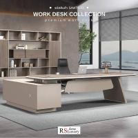 ราคา RSLuxury โต๊ะทำงานผู้บริหาร Executive desk 220CMตู้สั้น (12415458)