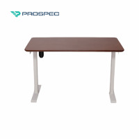 ราคา PROSPEC โต๊ะทำงานปรับระดับไฟฟ้า หน้าโต๊ะไม้จริง ขาโต๊ะ Premium Single Motore 2 Stage ขนาด 120x70cm. ขาว/White เชอร์รี่/Cherry (12417267)