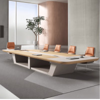 ราคา High-tech-bed Furniture โต๊ะประชุม โต๊ะประชุม 10 ที่นั่ง โต๊ะประชุมขาเหล็ก โต๊ะประชุม 20 ที่นั่ง รุ่น CFT-05 420 cm (12405835)