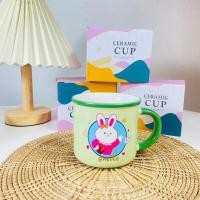 ราคา Dish.is.ceramics Rabbit mug แก้วกระต่าย แก้วกาแฟ เซรามิค ลายกระต่าย มี 7สี กระต่ายเขียว (12375257)
