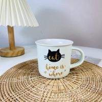 ราคา Dish.is.ceramics Cat mug แก้วแมว แก้ว กาแฟ ลายแมวน่ารักๆ 4 ลาย เขียวอ่อน1 (12375279)