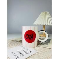 ราคา Dish.is.ceramics แก้วมัค แก้วกาแฟ ลายดวงตา และแก้วชา มีหูจับ น่ารัก แก้วลายแดงหูจับตรง (12375325)