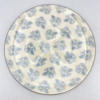 ราคา Dish.is.ceramics จานลายญี่ปุ่น จานเซรามิค จานแบน P00056 (12375427)
