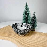 ราคา Dish.is.ceramics Colorful bowl ถ้วย ถ้วยซุป สีสันสดใส ลายญี่ปุ่น ขนาด4.5นิ้ว ชามดำขาว4.9*2.25 (12375437)